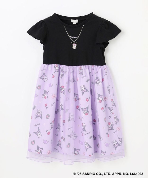 ANY KIDS 【any FAM ×サンリオキャラクターズ】ネックレス風 ワンピース クロミ×ブラック