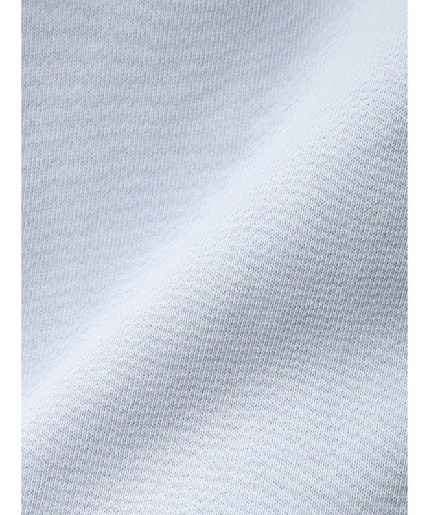 earth music&ecology ハーフジップショートプルオーバー Light Blue