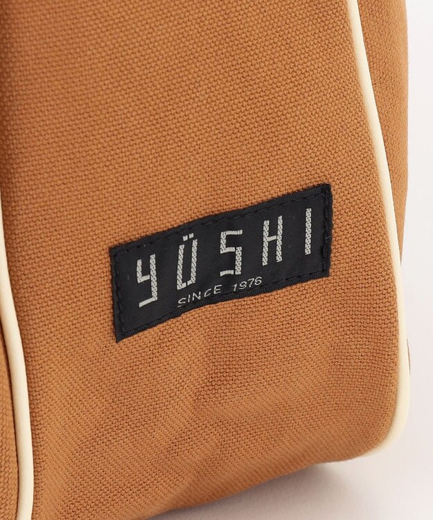 YUSHI ARLE - FLAP SHOULDER　帆布ショルダーバッグ キャメル