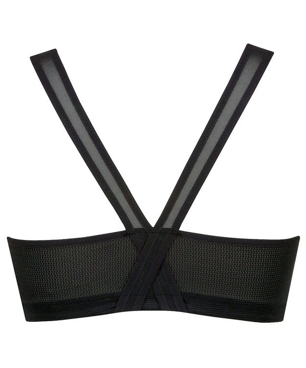 Wing ジュニア スポーツブラ Wing Teen よく伸びる生地で動きやすい 【ねおスポブラ】 【STEP3 まるみをおびてきた胸に】 小学生 中学生 ノンワイヤー 部活 RB2430 ウイング／ワコール ブラック