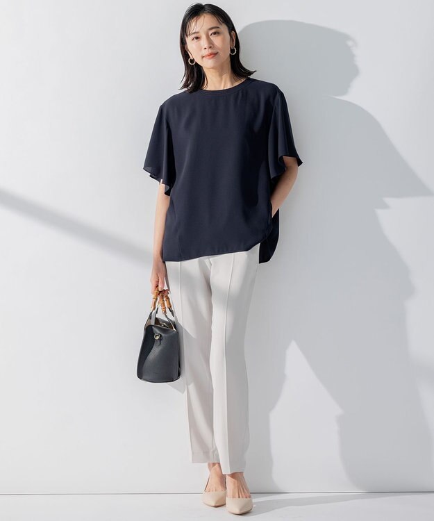 23区 【CLASSY.6月号掲載】LORISTELLA バンブーハンドル ショルダーバッグ ブラック系