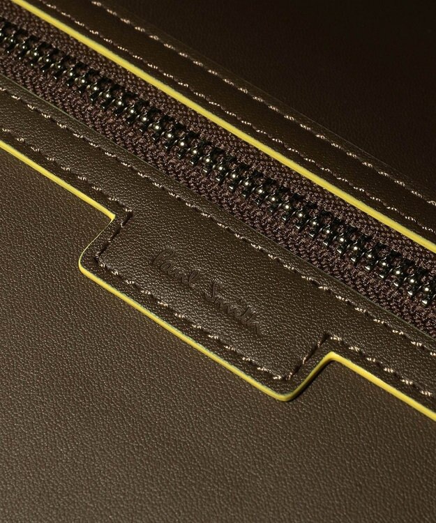 Paul Smith ロゴエンボス ショルダーバッグ ダークブラウン