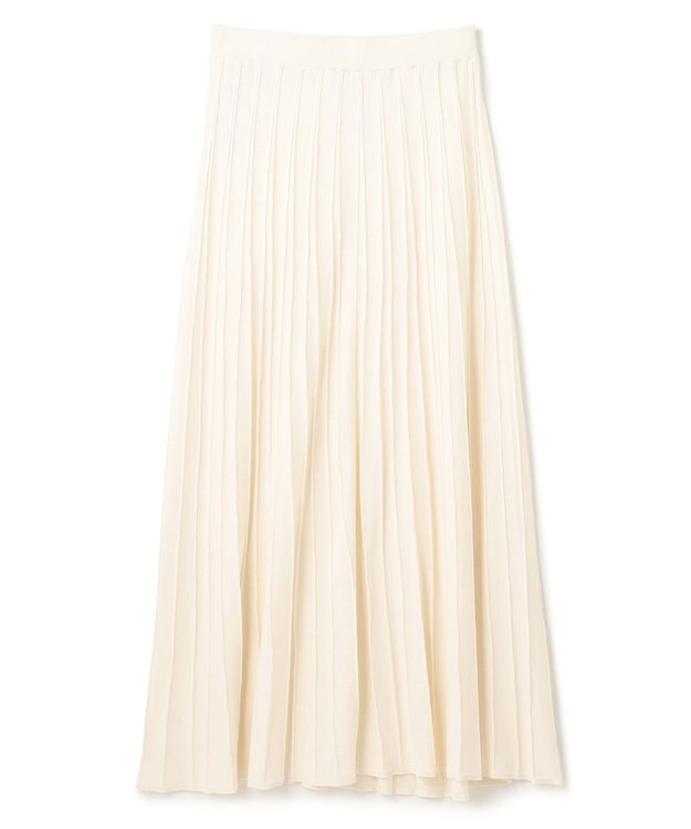 BEIGE， MONSTERA / ニットスカート Ecru