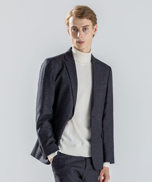 JOSEPH HOMME 新素材【セットアップ対応】カラーネップストレッチ 　テーラードジャケット グレー系