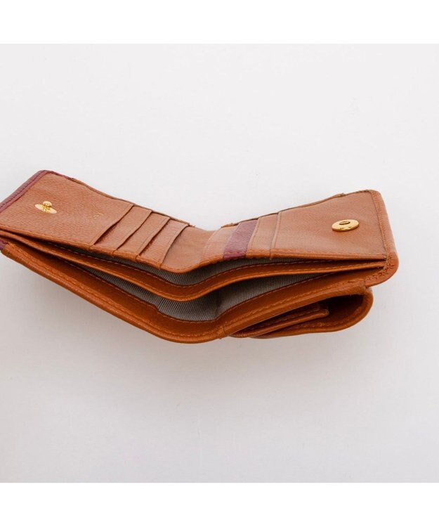 UNBILLION アトランタ ATLANTA / 牛革二つ折り財布 キャメル