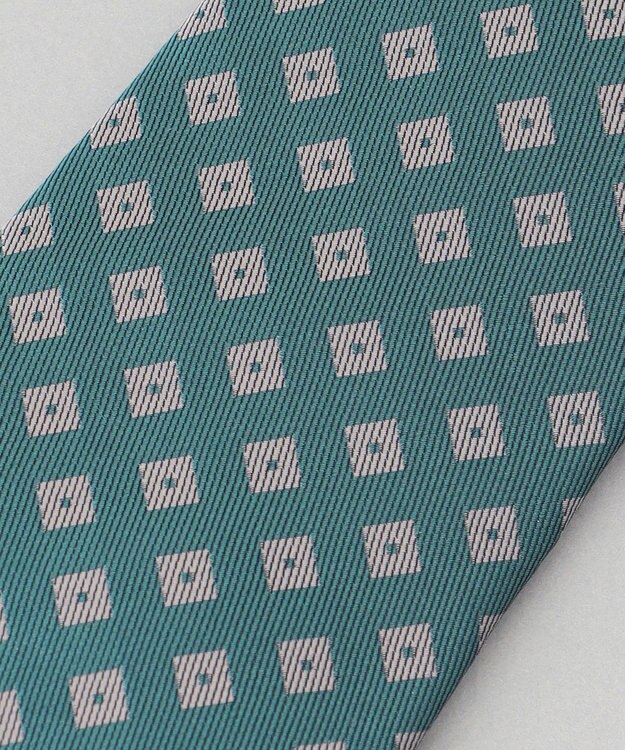 GOTAIRIKU GOTAIRIKU別注【日本製】シルク ネクタイ_小紋柄 ターコイズブルー系8