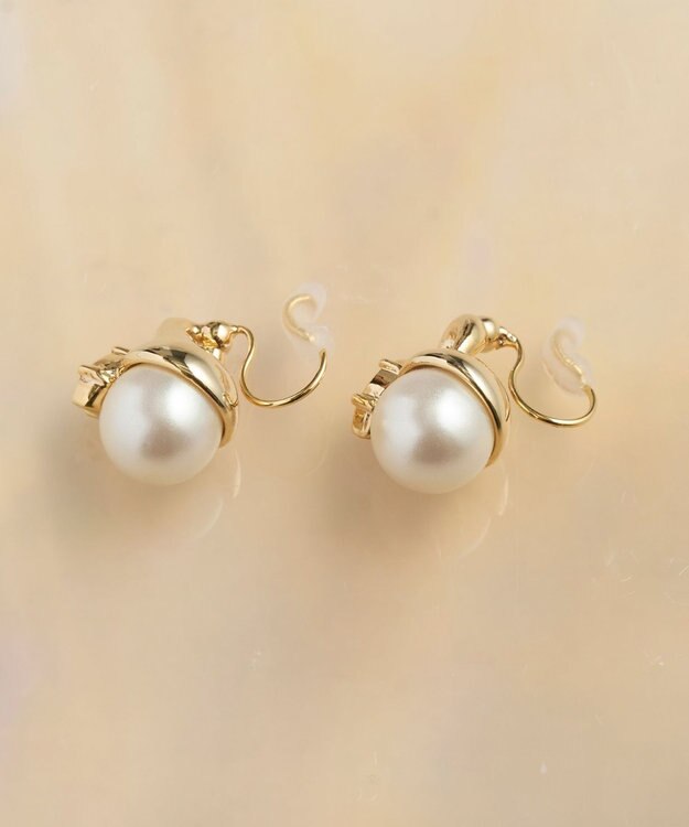 Phoebe 【限定セット】【金属アレルギー対応】ロマンティックスノーイヤリング&イヤーカフ ゴールド