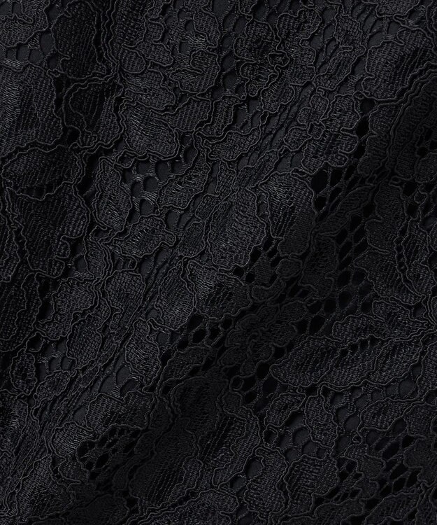 23区 L 【エステータ】コードレース スカート ブラック系