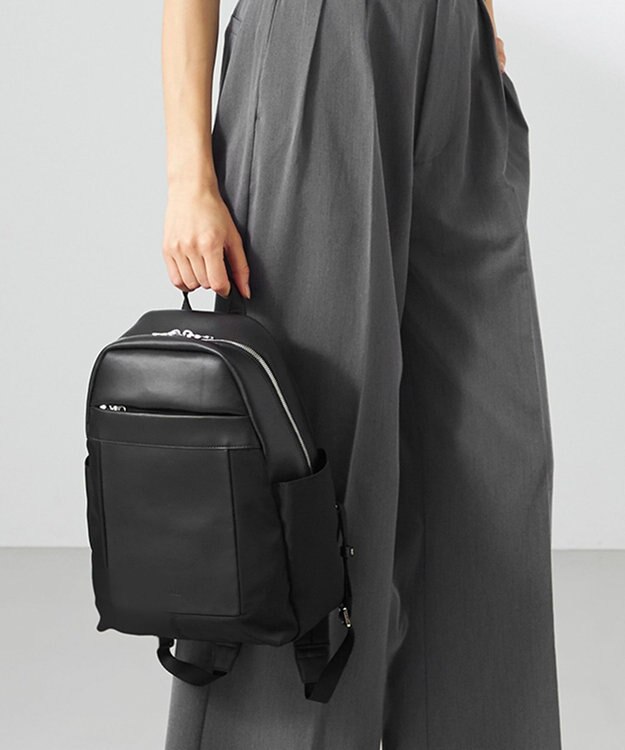 Y'SACCS 【ムック本掲載】ブロックモチーフリュックサック ブラック