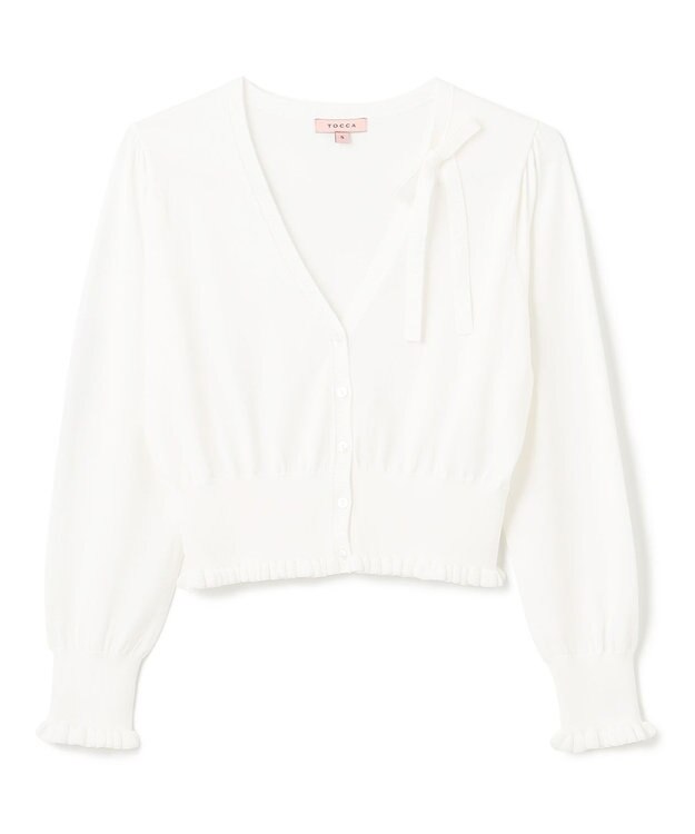 TOCCA SWEET TIE カーディガン オフ系