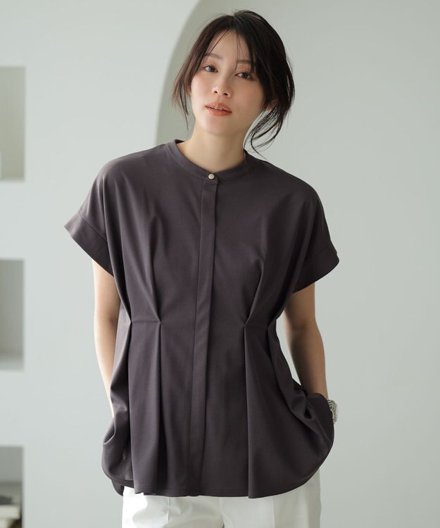 ANY SIS S カナパウエストタック プルオーバー スレート