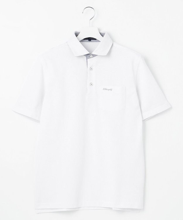 23区GOLF ギフトにもお勧め！【WEB限定】ベーシックポロシャツ ホワイト系