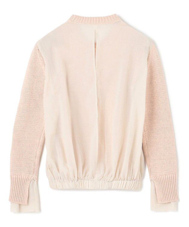 BEIGE， 【洗える・CLUEL 4月号掲載】COMFREY / オーガニックコットンクルーネックニット Nude