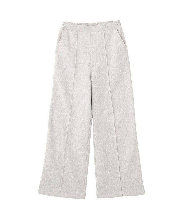 AMERICAN HOLIC センタータックワイドスウェットパンツ Light Gray Mixture