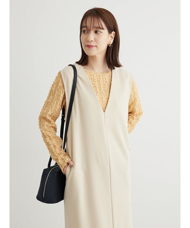 Green Parks ・ＲＡＹ　ＣＡＳＳＩＮ　フクレジャカードプルオーバー Orange