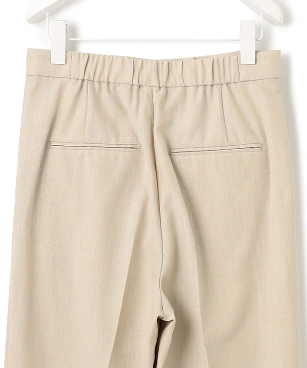 ICB L 【接触冷感・速乾・洗える】T.R.Liプレーンウィーブ ストレートパンツ フラックス系