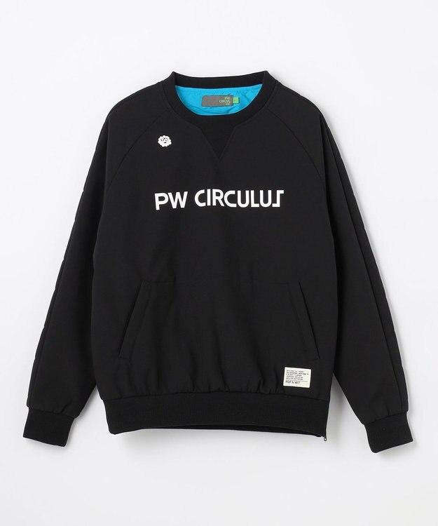 PW CIRCULUS 【3層レイヤー構造ボンディング×中綿キルティング】【WOMEN】中綿プルオーバー  ゴルフウェア レディース ブラック系