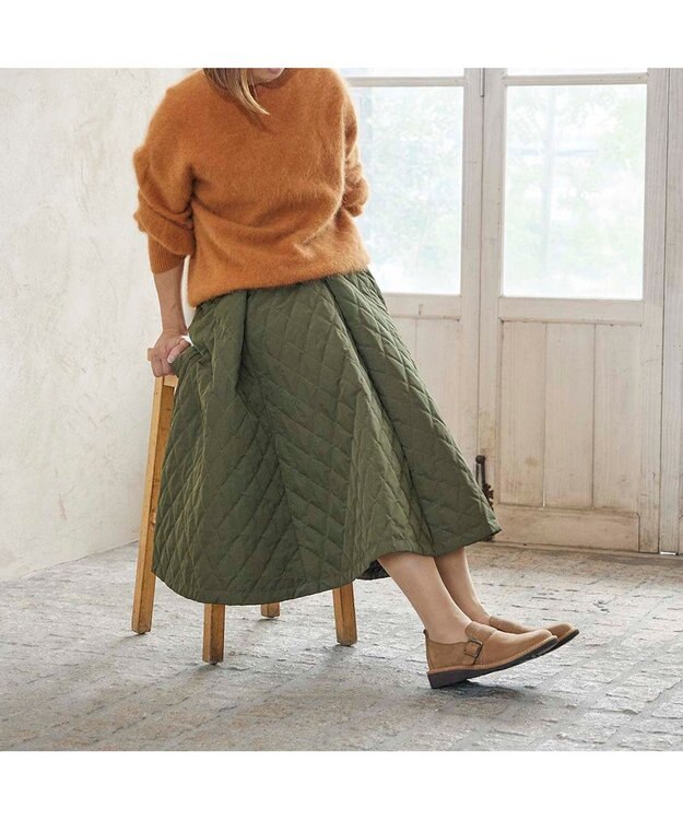 ing <ing>【サスティナブル】シングルモンクスリッポン キャメルヌバック