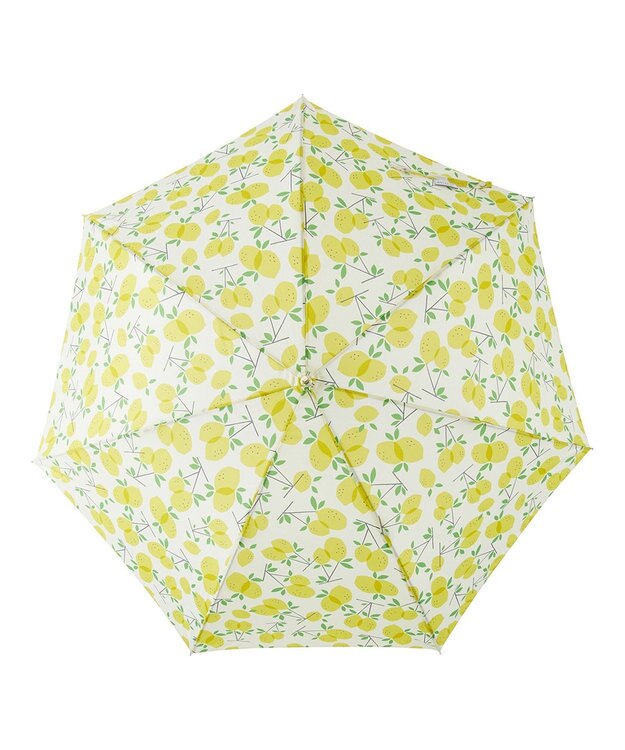 MOONBAT estaa 【耐風】長傘 フレッシュレモン UV オフホワイト