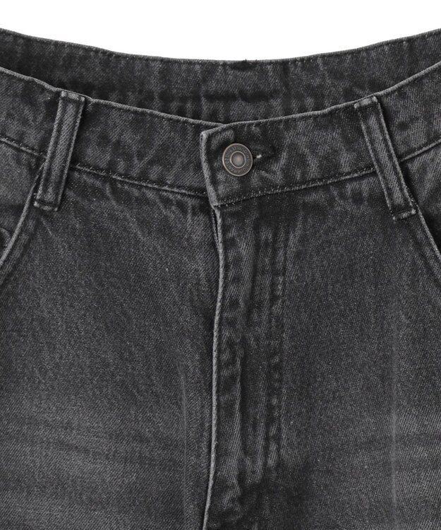 WEGO ヴィンテージウォッシュバギーカーゴパンツ ブラック