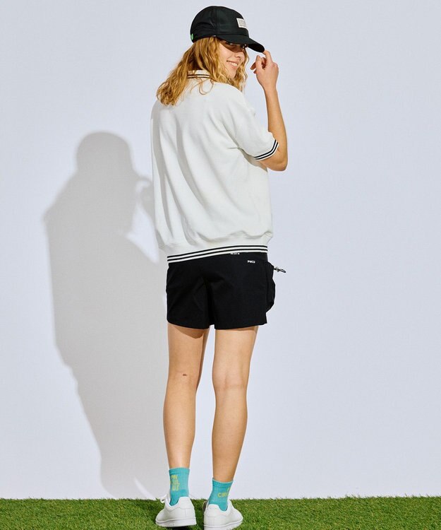 PW CIRCULUS 【WOMEN】ビッグポケットショーツ ゴルフウェア レディース ブラック系