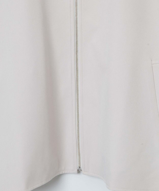 WEGO 【ユニセックス着用ITEM】トロミノーカラーブルゾン ライトベージュ