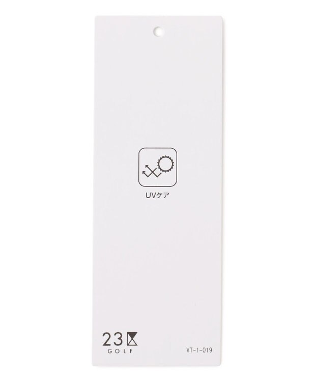 23区GOLF 【WOMEN】フロントジッパーで着脱便利！ベルト付きワンピース ネイビー系