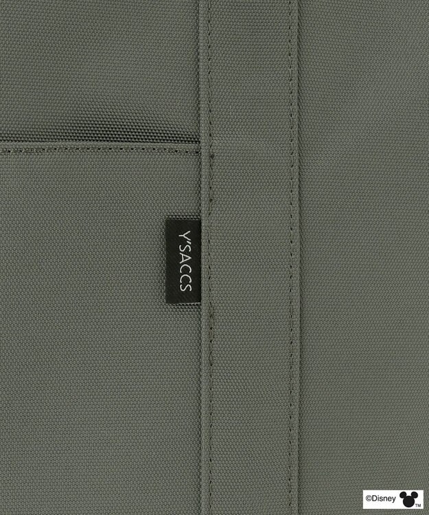 Y'SACCS 【Disney Collection】シルエットプリントトートバッグ　Lサイズ グレー