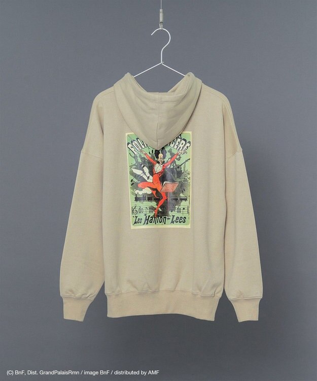 CRAFT STANDARD BOUTIQUE アートコラボ【ジュール・シェレ】パーカー Gray Beige