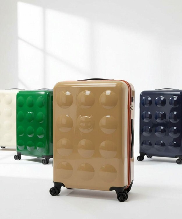 tsumori chisato CARRY 新ネコドットキャリー キャリーバッグ キャリーケース 【 海外旅行にも 約58リットル 3泊 4泊程度 】