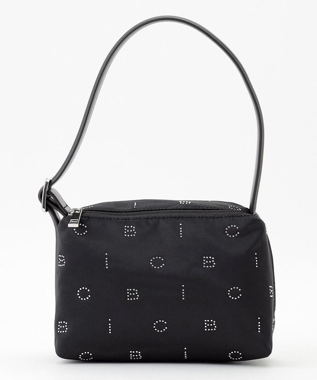 ICB スクエアワンハンドル バッグ ブラック系