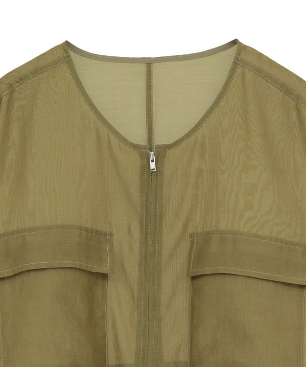 AMERICAN HOLIC シアードロストＷポケットベスト Olive