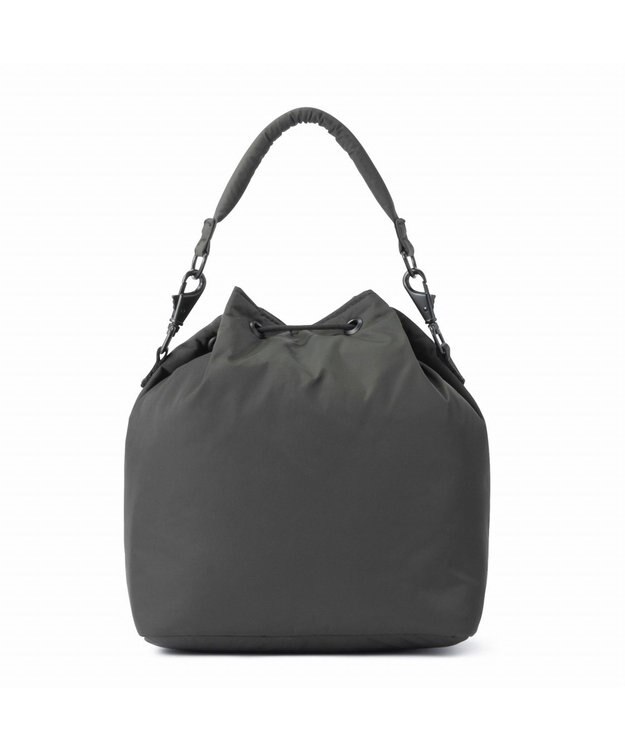 ZERO HALLIBURTON 【雑誌掲載】 DICROS SOLOシリーズ 巾着ショルダーバッグ ZHG-B DS 85006 チャコール