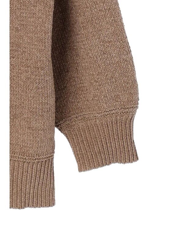 CRAFT STANDARD BOUTIQUE 洗えるコードモールタートルネックプルオーバー Beige