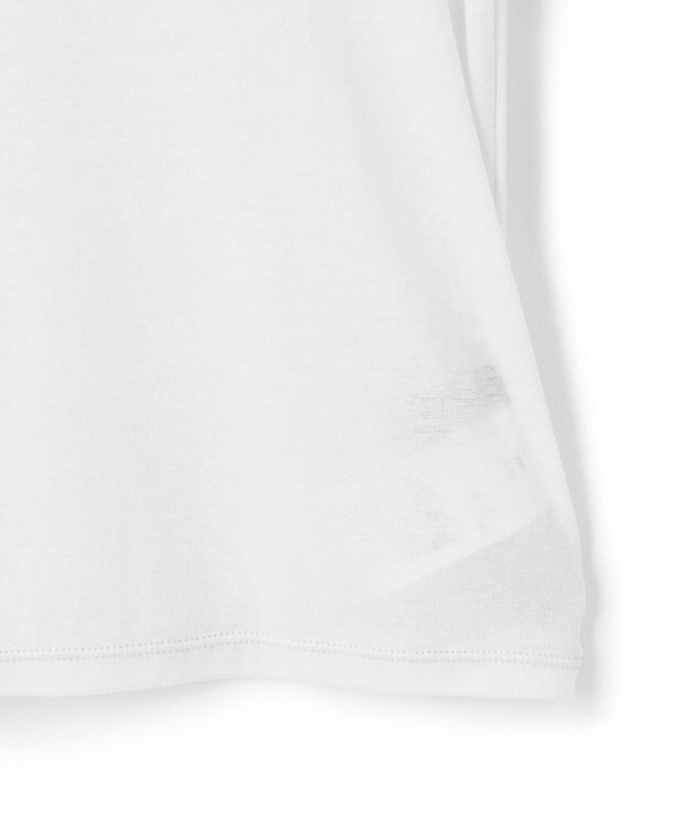 23区 S 【洗える】ハイゲージジャージー シアー カットソー ホワイト系