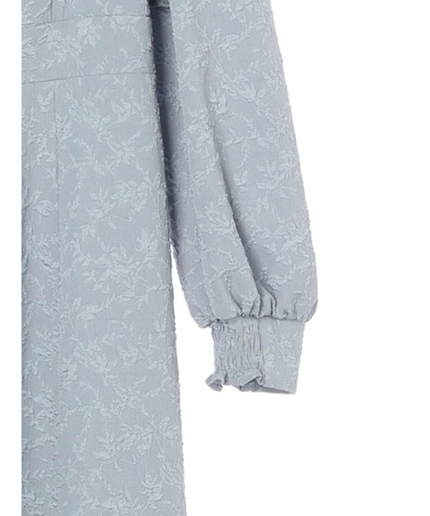 earth music&ecology ＳＥＴ２点ジャガードボレロ＋ワンピース Grayish Blue