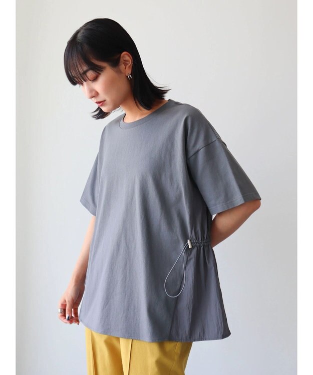 Green Parks 脇ドロストドッキングプルオーバー Gray