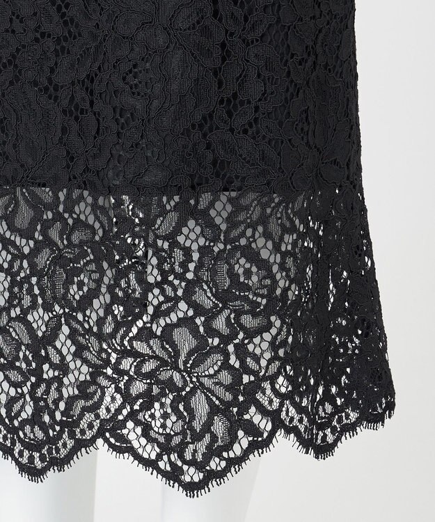 23区 S 【エステータ】コードレース スカート ブラック系