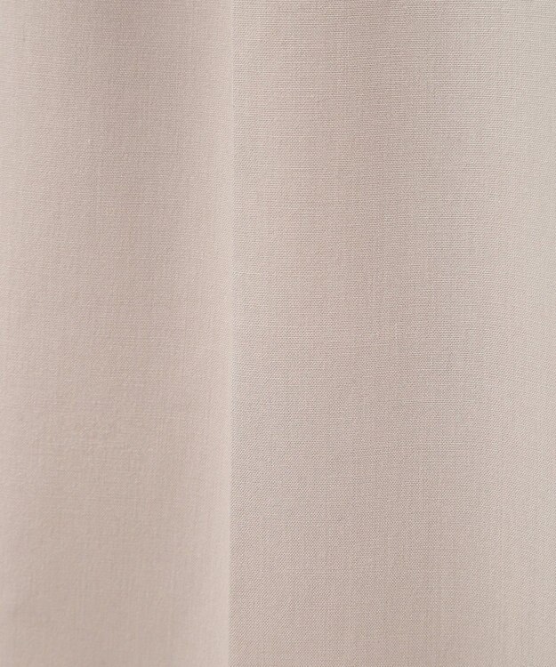 Green Parks あったかきれシル　ワイドストレートパンツ Gray Beige