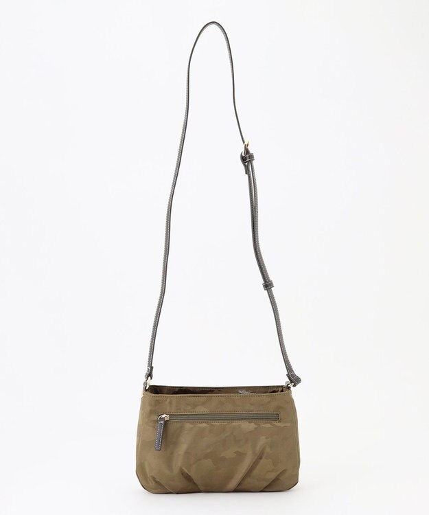 LA BAGAGERIE シャドージャカード ショルダーバッグ カーキ