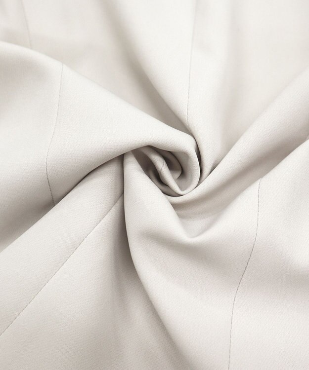 Tiaclasse L 【ダブルクロス】【洗える】ラインワンピース グレージュ