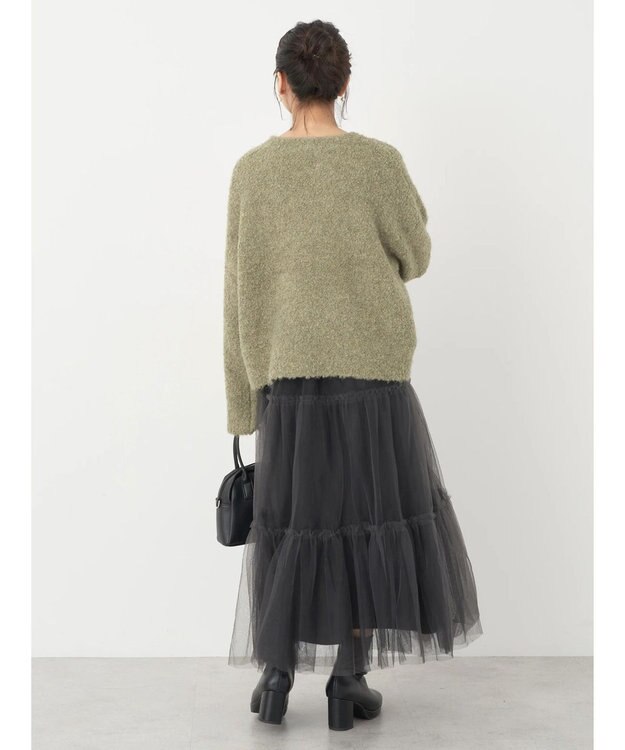 earth music&ecology ブークレプルオーバー Khaki