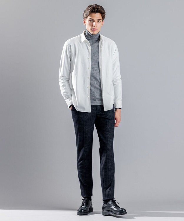 JOSEPH HOMME パッチジャガードジャージー / CITY グレー系3