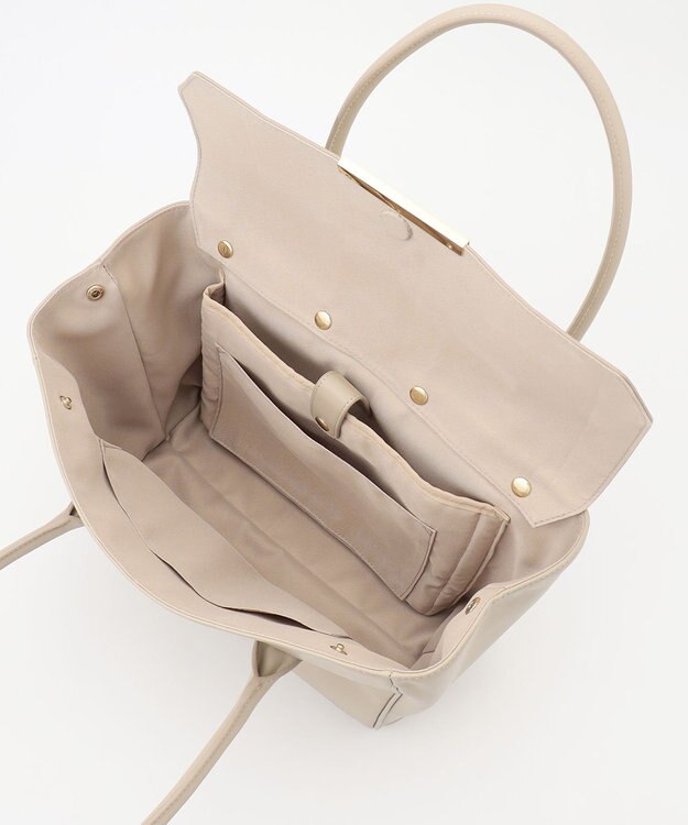 自由区 フラップオフ2WAY バッグ ベージュ