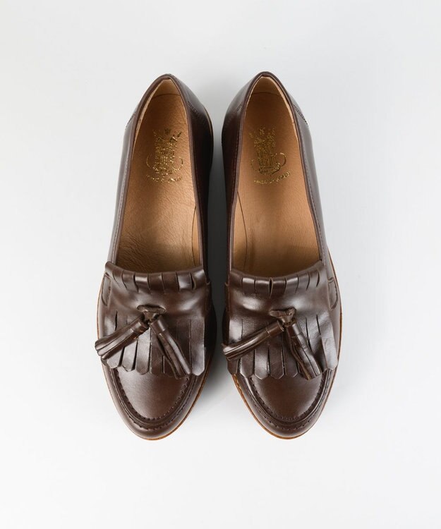 BONTRE 【BONTRE/ボントレ】厚底キルトタッセルローファー/16952-UA ダークブラウン