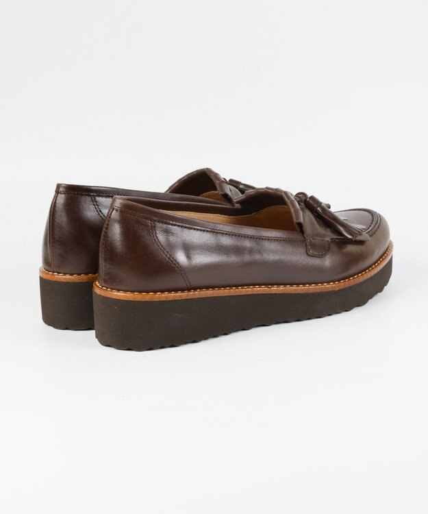 BONTRE 【BONTRE/ボントレ】厚底キルトタッセルローファー/16952-UA ダークブラウン