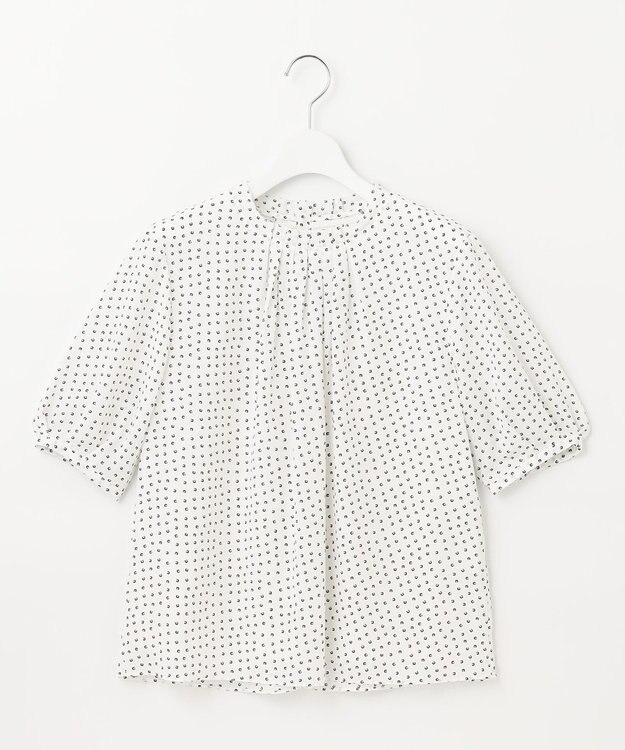 J.PRESS LADIES スクエアキカプリント カットソー ホワイト系5