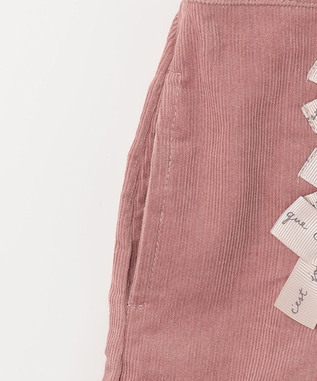 ANY KIDS コーデュロイキュロット ピンク