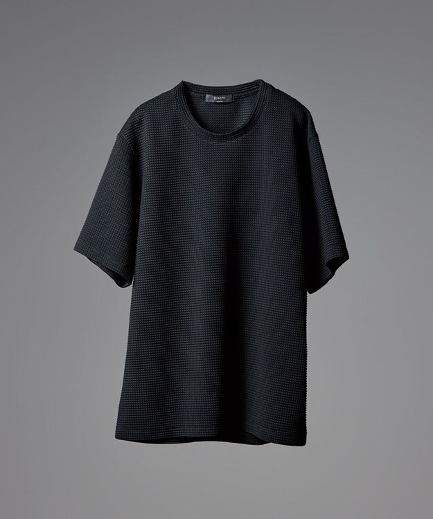 JOSEPH HOMME 【オリジナル素材 】ライトタックジャージー   クルーネックＴシャツ ブラック系