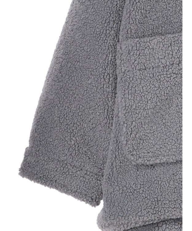 Green Parks 衿付きボアブルゾン Blue